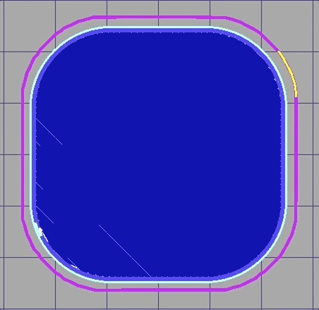A gif showing Cellular Infill in KISSlicer.